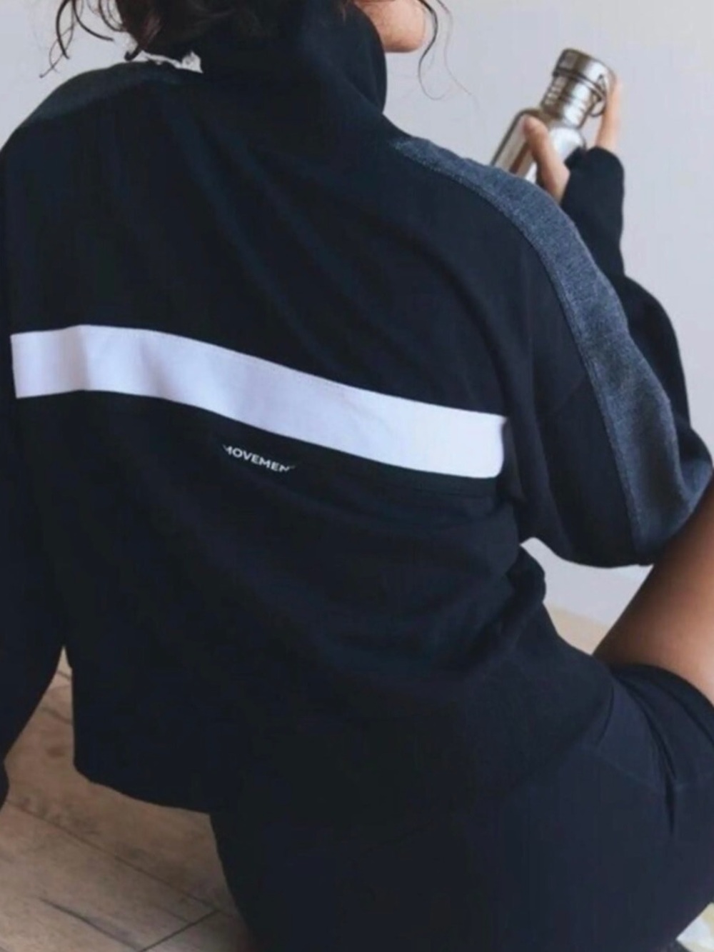 Free People Movement Cropped Zip Sweatshirt – Medium